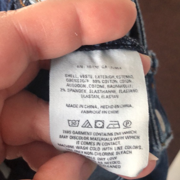 ⭕️ PRICE FIRM Anthropologie Size 25 Pilcro Blue Distressed Stet Skinny Jeans - Picture 5 of 6